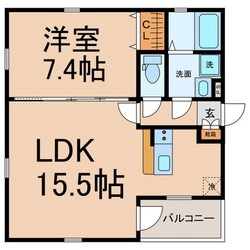 グランレーヴ大曽根Ⅱの物件間取画像